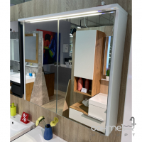 Зеркальный шкафчик с LED-подсветкой Fancy Marble Nui 800 23508012200 белый