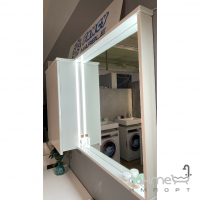 Зеркальный шкафчик с LED-подсветкой Fancy Marble Jamaica 1245 L 21012512210 белый, левосторонний