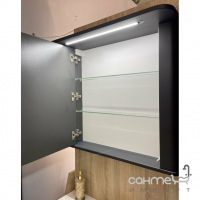 Дзеркальна шафка з LED-підсвічуванням Fancy Marble Devon кольори в асортименті