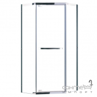 Пентагональна душова кабіна Eger Talany 599-555/1 хром/прозоре скло