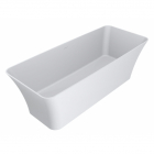 Отдельностоящая ванна из литого мрамора Miraggio Bonita Miramarble Matt 1800x750 белая матовая