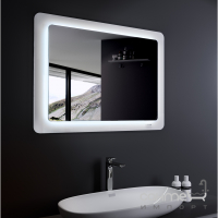 Зеркало 88х83 см с LED подсветкой Sanwerk Ultra Cosmo White ZU0000140