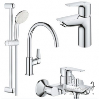 Набір змішувачів Grohe Bau Edge New UA123218K0