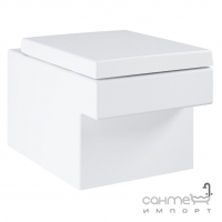 Подвесной безободковый унитаз Grohe Cube Ceramic PureGuard 39244000 белый