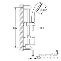 Набір змішувачів Grohe Eurosmart New UA123246M0