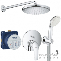 Душева система прихованого монтажу Grohe Eurosmart New Tempesta 250 UA26416SC3 хром