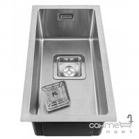 Вузька кухонна мийка Weilor Allerhand WRX 2445 нержавіюча сталь
