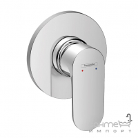 Внешняя часть смесителя для душа скрытого монтажа Hansgrohe Rebris S 72649000 хром