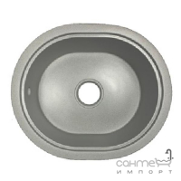 Овальне гранітне кухонна мийка Adamant Circum 500x425x180 кольори в асортименті