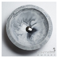 Врізна кругла раковина зі штучного каменю Adamant Moon 460 кольору в асортименті