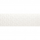 Настенная плитка рельефная белая Baldocer Corn Clinker Snow 1200x400