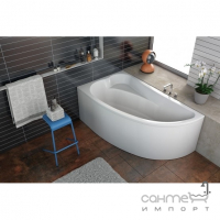 Ассиметричная акриловая ванна Kolpa-San Calando-D 150x85 белая, правосторонняя