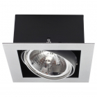 Точечный врезной светильник G53 в комплекте с лампой и трансформатором Your Light 4201Е, серый
