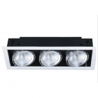 Точковий врізний світлодіодний світильник 3х20w/4000K Your Light RS-2108С-3, сірий