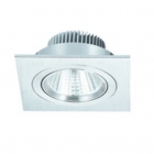 Точковий світлодіодний врізний світильник 10w/3000K Your Light RS-2101-1C, Alum (колір алюміній)
