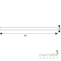 Труба для сифона McAlpine RS1 хром 