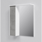 Зеркальный шкафчик с подсветкой AM.PM Gem S M91MPL0601BF38 белый/бетон, левосторонний