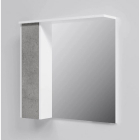 Зеркальный шкафчик с подсветкой AM.PM Gem S M91MPL0751BF38 белый/бетон, левосторонний