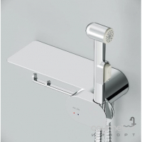 Гигиенический душ с смесителем, полочкой и держателем для туалетной бумаги AM.PM Like F0202600 хром
