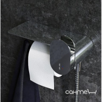 Гігієнічний душ із змішувачем, поличкою та тримачем для туалетного паперу AM.PM Like F0202600 хром