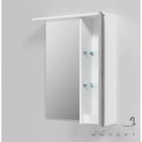 Зеркальный шкафчик с подсветкой AM.PM Gem S M91MPR0601BF38 белый/бетон, правосторонний