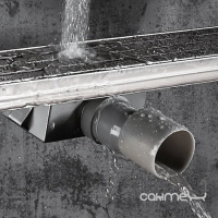 Лінійний душовий трап із комбінованим затвором Gappo G88007-1 нержавіюча сталь
