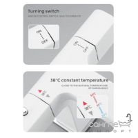 Змішувач-термостат для раковини Gappo Jacob G1007-50 білий