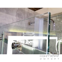 Душевая кабина Liberta Barselona 1200x1200x2000 профиль хром, стекло графит