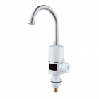 Змішувач для кухні з проточним водонагрівачем та датчиком температури Wezer SDR-A05T хром/білий
