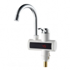 Смеситель для кухни с проточным водонагревателем и датчиком температуры Wezer SDR-A15T хром/белый