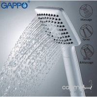 Ручний душ Gappo G27 хром/білий