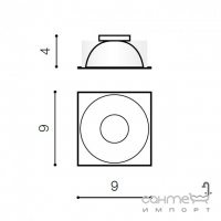 Рефлектор для светильника TS-8001S Your Light золото