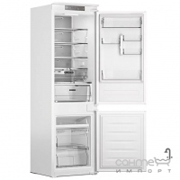 Вбудований двокамерний холодильник з нижньою морозильною камерою Whirlpool WHC18 T341