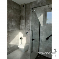 Гигиенический душ со смесителем скрытого монтажа Omnires Parma SYSPMBI1BL матовый черный