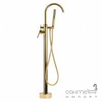 Смеситель для ванны напольный Corsan Lugo CMM35GL золотой