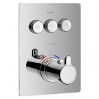 Смеситель-термостат для ванны скрытого монтажа Imprese Smart Click ZMK101901235 хром