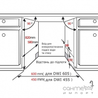 Встраиваемая посудомоечная машина на 14 комплектов посуды Interline DWI 605 L