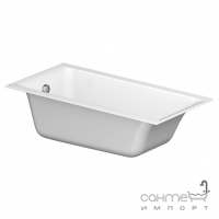 Прямоугольная акриловая ванна с ножками Cersanit Largo 1500x750 белая