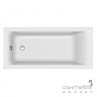 Прямокутна акрилова ванна з ніжками Cersanit Largo 1600x750 біла
