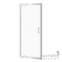 Душевая дверь в нишу Cersanit Pivot Basic 800x1850 профиль хром/прозрачное стекло