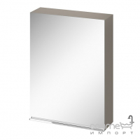 Зеркальный шкафчик Cersanit Virgo 60 серый/ручка хром