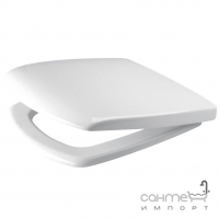 Сидіння для унітазу дюропласт softclose Cersanit Carina CSSD1000450961 біле