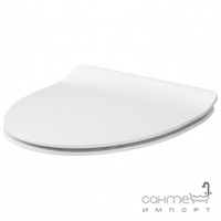 Сидіння для унітазу Cersanit Parva Slim CSSD1003581852 дюропласт, soft-close, антибактеріальне, білий