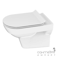 Сидіння для унітазу Cersanit City Slim CSSD1003561852 дюропласт, soft-close, білий