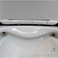 Підвісний безободковий унітаз із сидінням дюропласт softclose Dusel Lexi DWHT10201330 білий