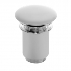 Донний клапан для раковини Scarabeo 10010C біла кераміка