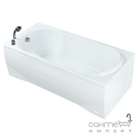 Прямоугольная акриловая ванна с сифоном, каркасом и передней панелью Doctor Jet PRIMA-B 170х83 h60/66 белая