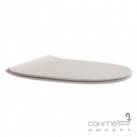 Сидіння для унітазу дюропласт softclose Scarabeo Moon 5530B41 Pearl матове біле