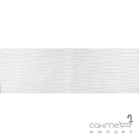 Настінна плитка декор Ceramica Deseo Etania Silver Decor Waves 900x300