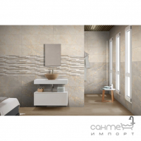 Настенная плитка под камень Ceramica Deseo Versace Crema 900x300